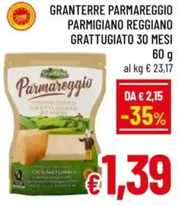 A&O Granterre parmareggio parmigiano reggiano grattugiato 30 mesi offerta