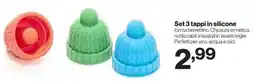In'S Mercato Set 3 tappi in silicone offerta