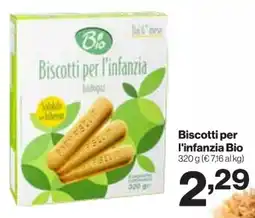 In'S Mercato Biscotti per l'infanzia Bio offerta