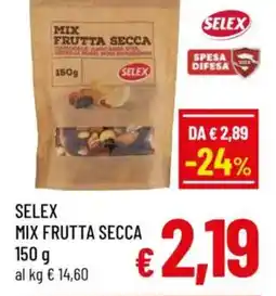 A&O Selex spesa difesa mix frutta secca offerta