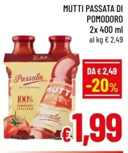 A&O Mutti passata di pomodoro offerta