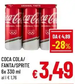 A&O Coca cola/ fanta/sprite offerta
