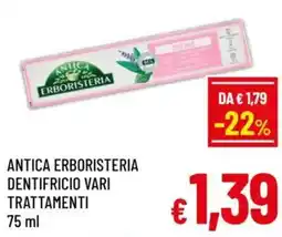 A&O Antica erboristeria dentifricio vari trattamenti offerta