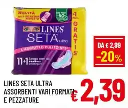 A&O Lines seta ultra assorbenti vari formaţi e pezzature offerta