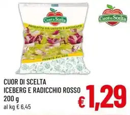 A&O Cuor di scelta iceberg e radicchio rosso offerta