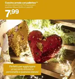 In'S Mercato Cuscino arredo con pailettes offerta