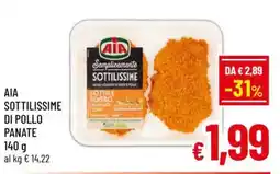 A&O Aia sottilissime di pollo panate offerta