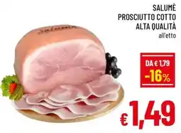 A&O Salumè prosciutto cotto alta qualità offerta
