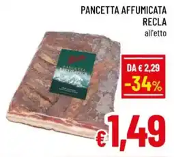 A&O Pancetta affumicata RECLA offerta