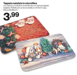 In'S Mercato Tappeto natalizio in microfibra offerta