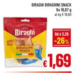 A&O Biraghi biraghini snack offerta