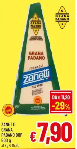 A&O Zanetti grana padano DOP offerta