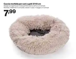 In'S Mercato Cuccia morbida per cani o gatti Ø 40 cm offerta