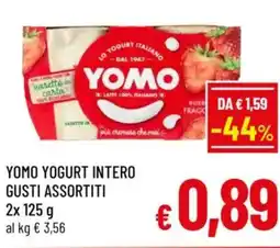 A&O Yomo yogurt intero offerta