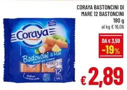 A&O Coraya bastoncini di mare 12 bastoncini offerta