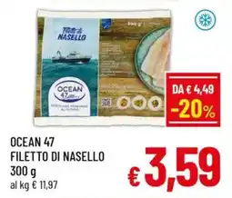 A&O Ocean 47 filetto di nasello offerta
