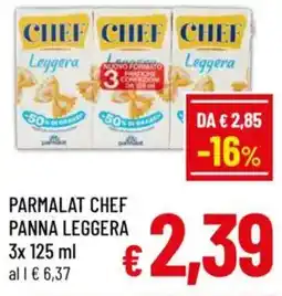 A&O Parmalat chef panna leggera offerta