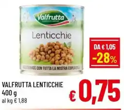 A&O Valfrutta lenticchie offerta