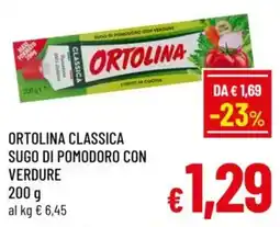 A&O Ortolina classica sugo di pomodoro con verdure offerta