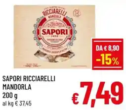 A&O Sapori ricciarelli mandorla offerta
