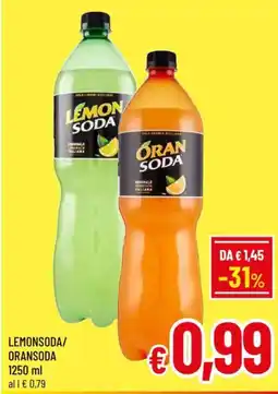A&O Lemonsoda/ oransoda offerta