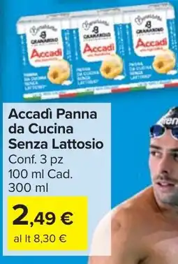 Carrefour Market Accadi Panna da Cucina Senza Lattosio offerta