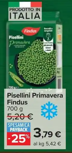 Carrefour Market Pisellini Primavera Findus offerta