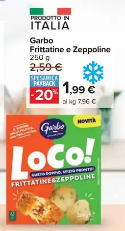 Carrefour Market Garbo Frittatine e Zeppoline offerta