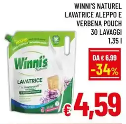 A&O Winni's naturel lavatrice aleppo e verbena pouch offerta