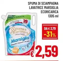 A&O Spuma di sciampagna lavatrice marsiglia ecoricarica offerta
