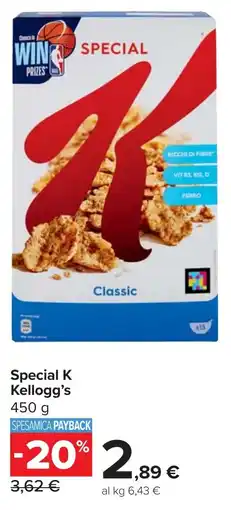 Carrefour Market Special K Kellogg's offerta