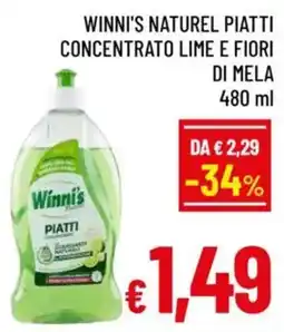 A&O Winni's naturel piatti concentrato lime e fiori di mela offerta