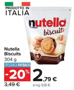 Carrefour Market Nutella Biscuits offerta