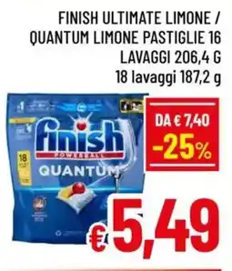 A&O Finish ultimate limone / quantum limone pastiglie offerta
