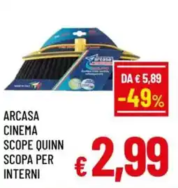 A&O Arcasa cinema scope quinn scopa per interni offerta