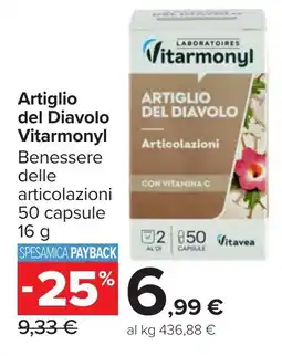 Carrefour Market Artiglio del Diavolo Vitarmonyl offerta