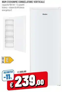 A&O NGM CV241WME CONGELATORE VERTICALE offerta