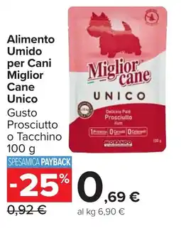 Carrefour Market Alimento Umido per Cani Miglior Cane Unico offerta