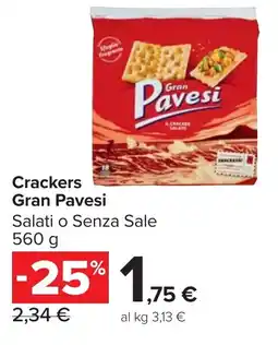 Carrefour Market Crackers Gran Pavesi offerta