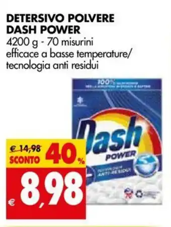 Tigros Detersivo Polvere Dash Power 4200g offerta
