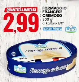 Eurospin Formaggio francese cremoso Land offerta