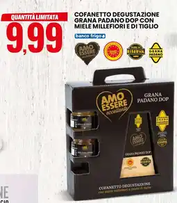 Eurospin Cofanetto degustazione grana padano dop AMO ESSERE eccellente offerta