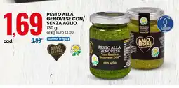 Eurospin Pesto alla genovese con/ senza aglio AMO ESSERE eccellente offerta