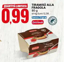 Eurospin Tiramisu alla fragola Dolciando offerta