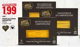 Eurospin Pasta all'uovo AMO ESSERE eccellente offerta