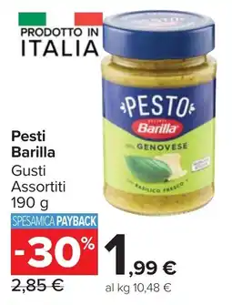 Carrefour Market Pesti Barilla offerta