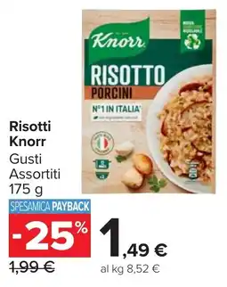 Carrefour Market Risotti Knorr offerta