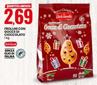Frollini con gocce di cioccolato Dolciando