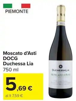Carrefour Market Moscato d'Asti DOCG Duchessa Lia offerta