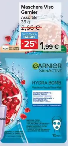 Carrefour Market Maschera Viso Garnier offerta